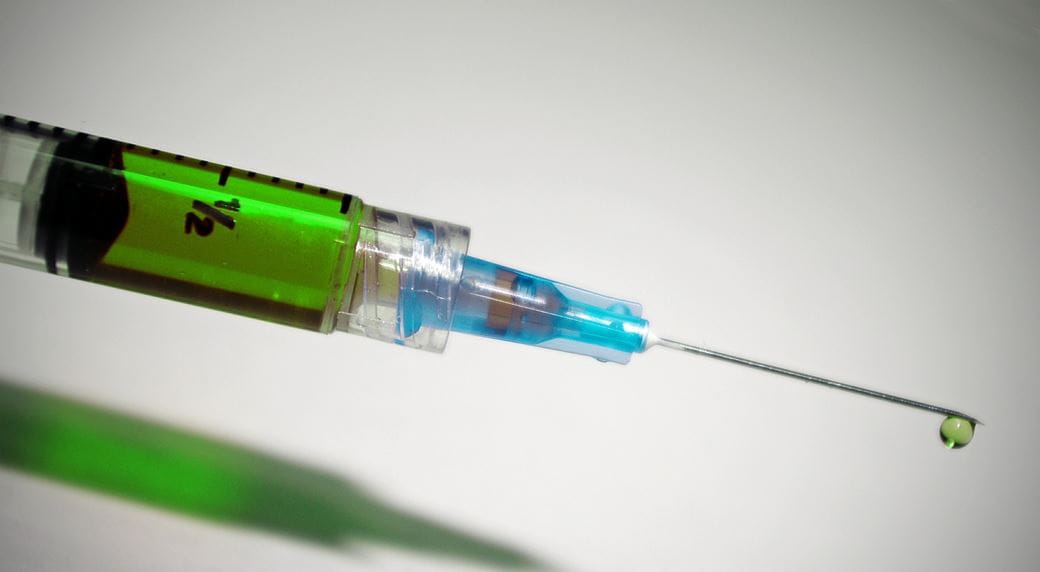 Syringe photo vaccines